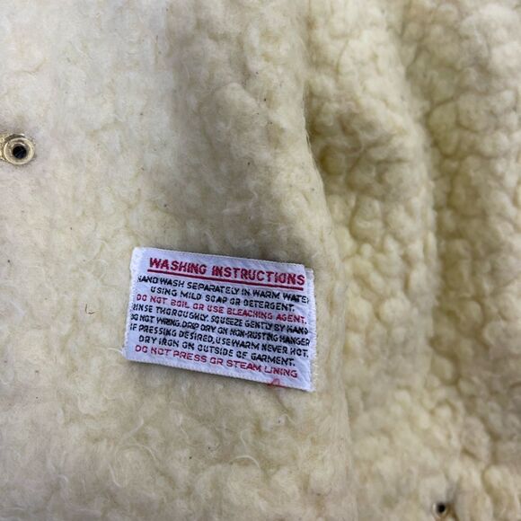 Vintage Trucker Sherpa Denim Jacket - Picture 6 of 7